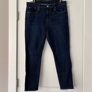 GAP Dark Blue Women's Mid Rise Skinny Jeans